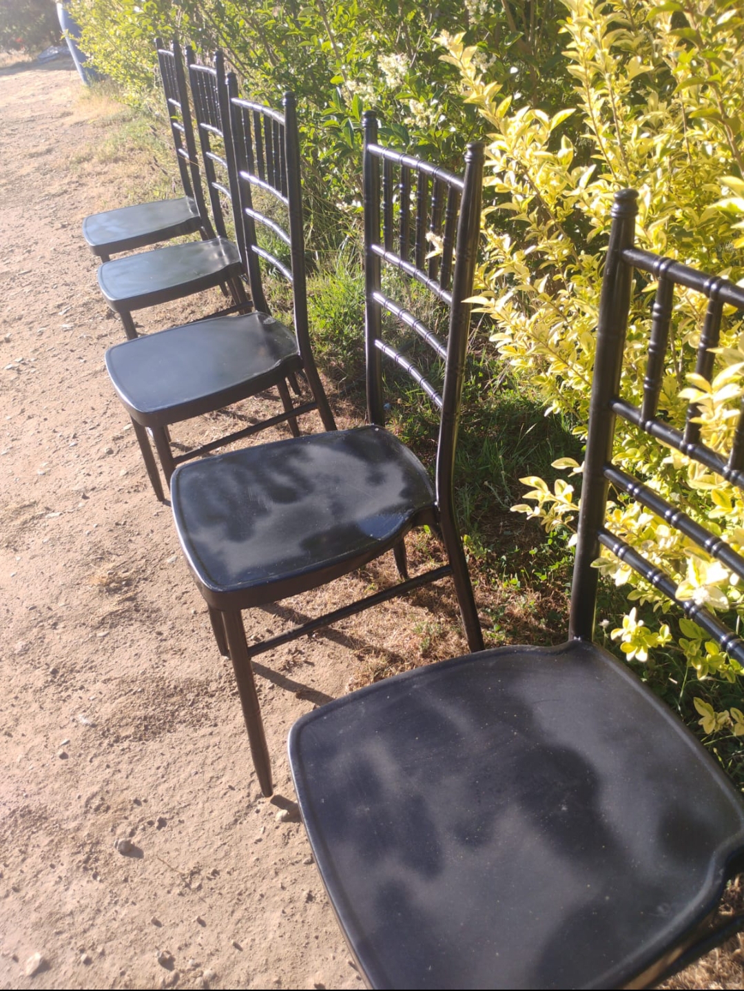 Silla Chiavari Negra Eventos